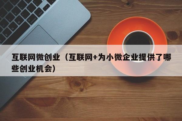 互联网微创业（互联网+为小微企业提供了哪些创业机会）