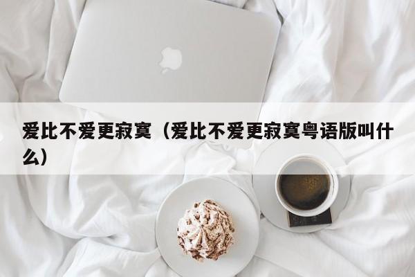 爱比不爱更寂寞（爱比不爱更寂寞粤语版叫什么）