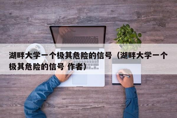 湖畔大学一个极其危险的信号（湖畔大学一个极其危险的信号 作者）