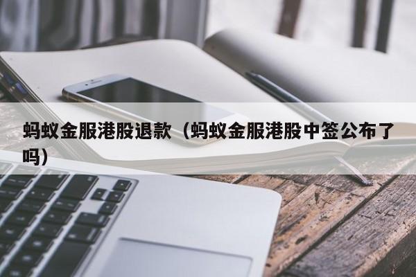 蚂蚁金服港股退款（蚂蚁金服港股中签公布了吗）