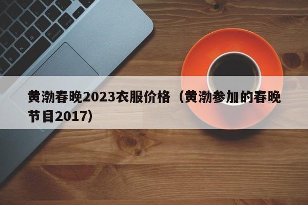 黄渤春晚2023衣服价格（黄渤参加的春晚节目2017）